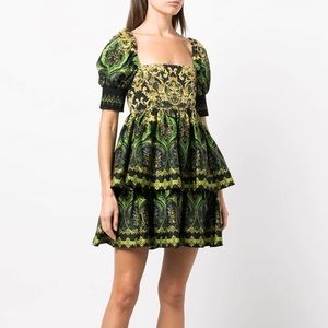 Alice & Olivia tiered mini dress